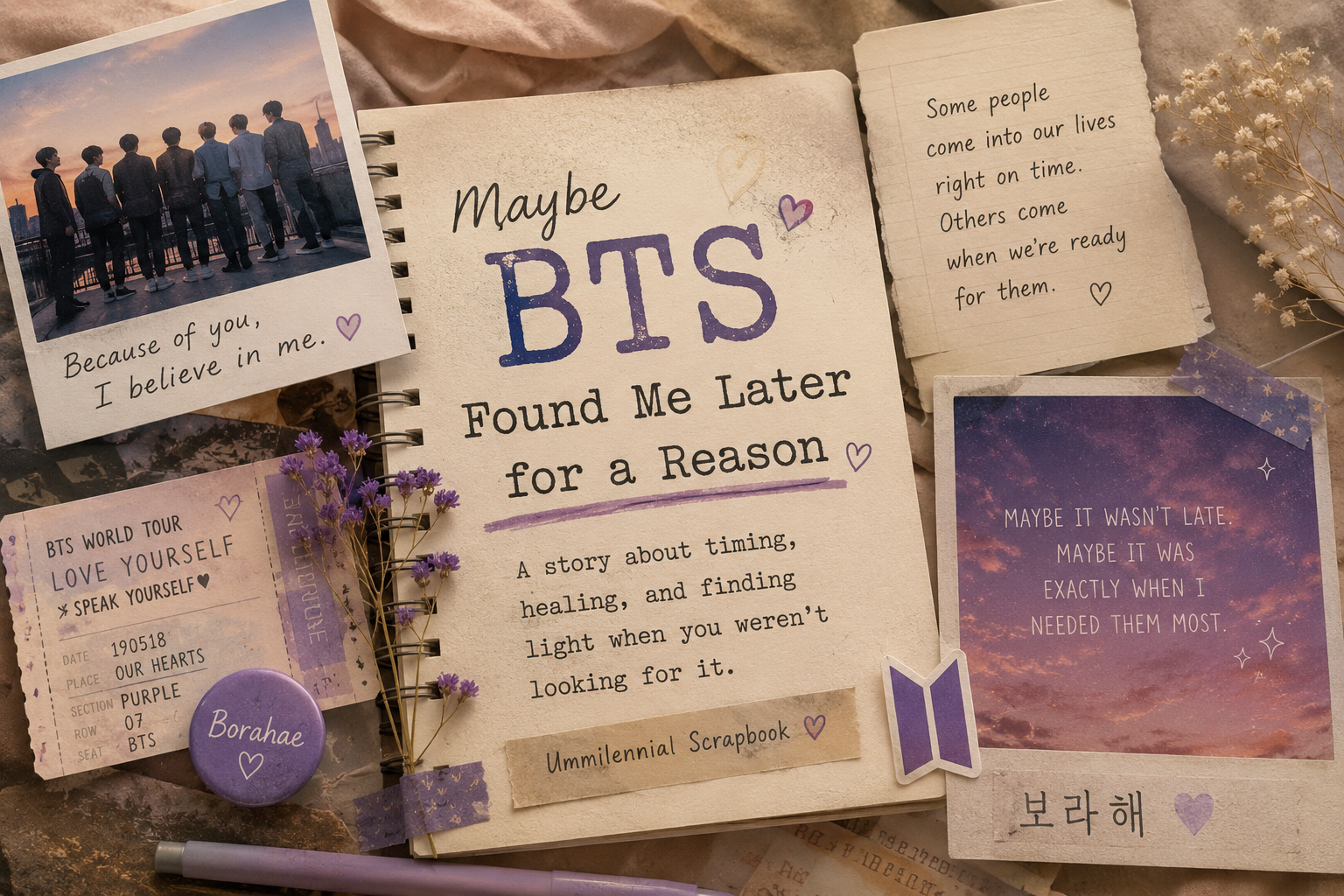 Maybe BTS Found Me Later for a Reason