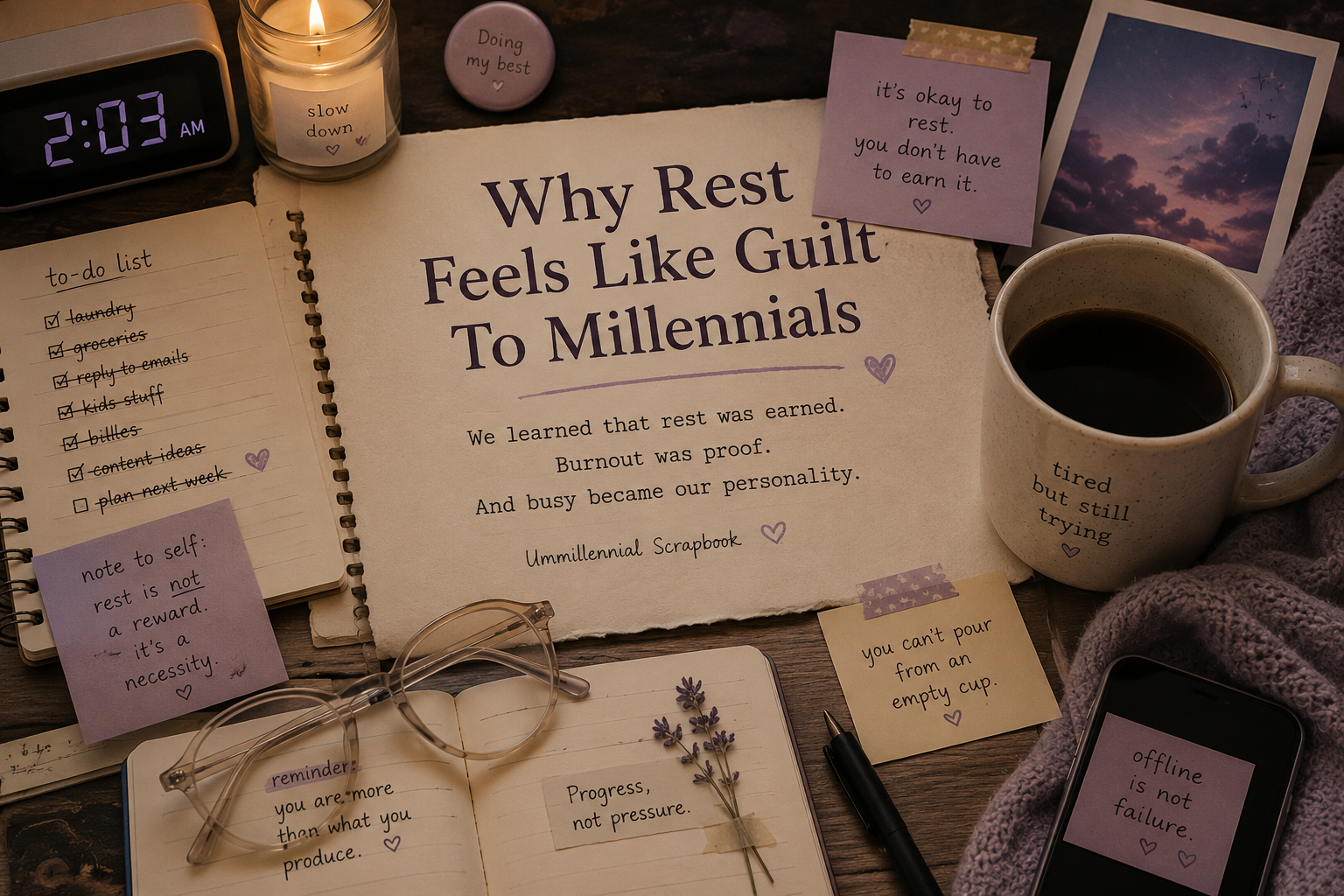 Why Rest Feels Like Guilt To Millennials