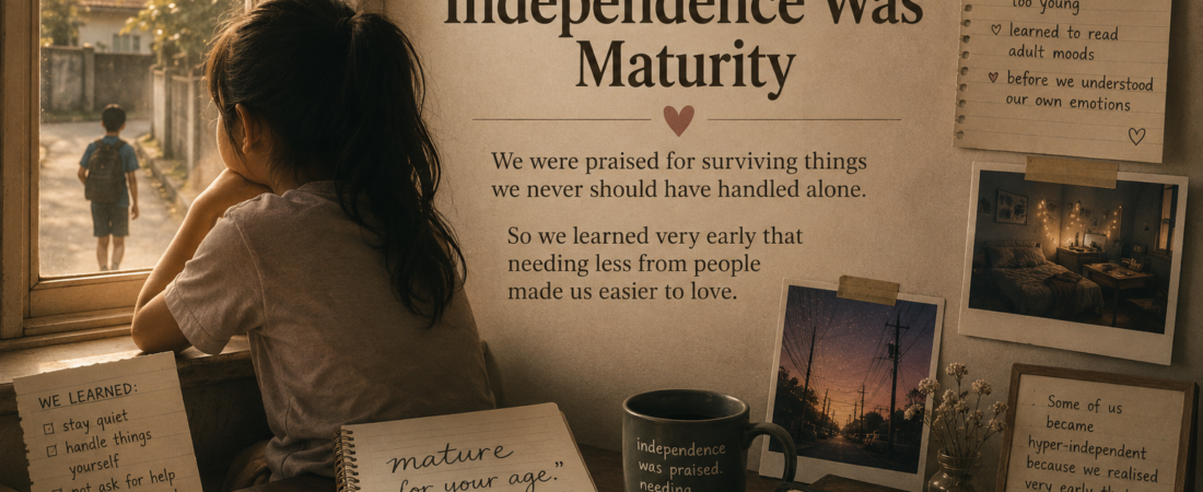We Thought Independence Was Maturity