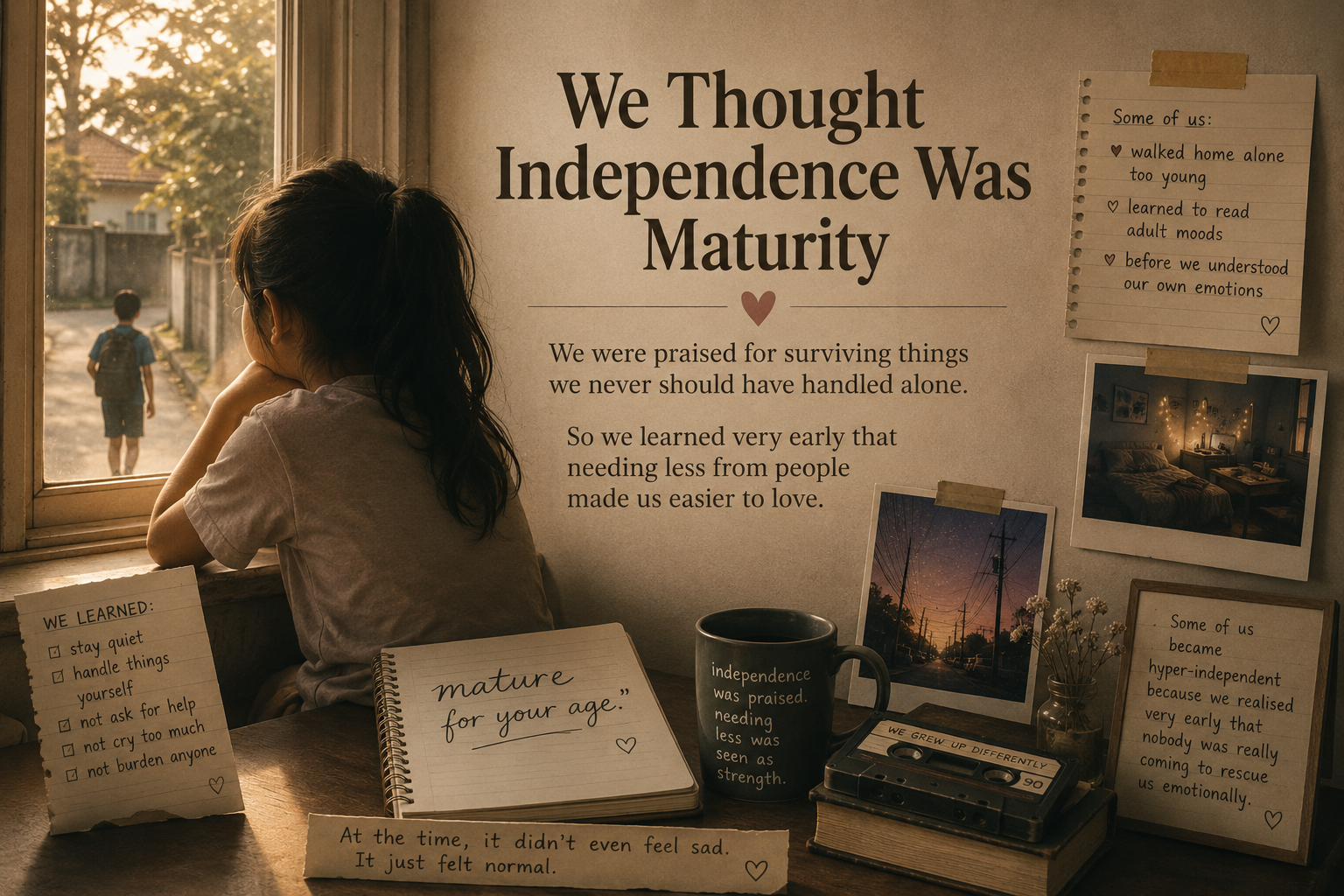 We Thought Independence Was Maturity
