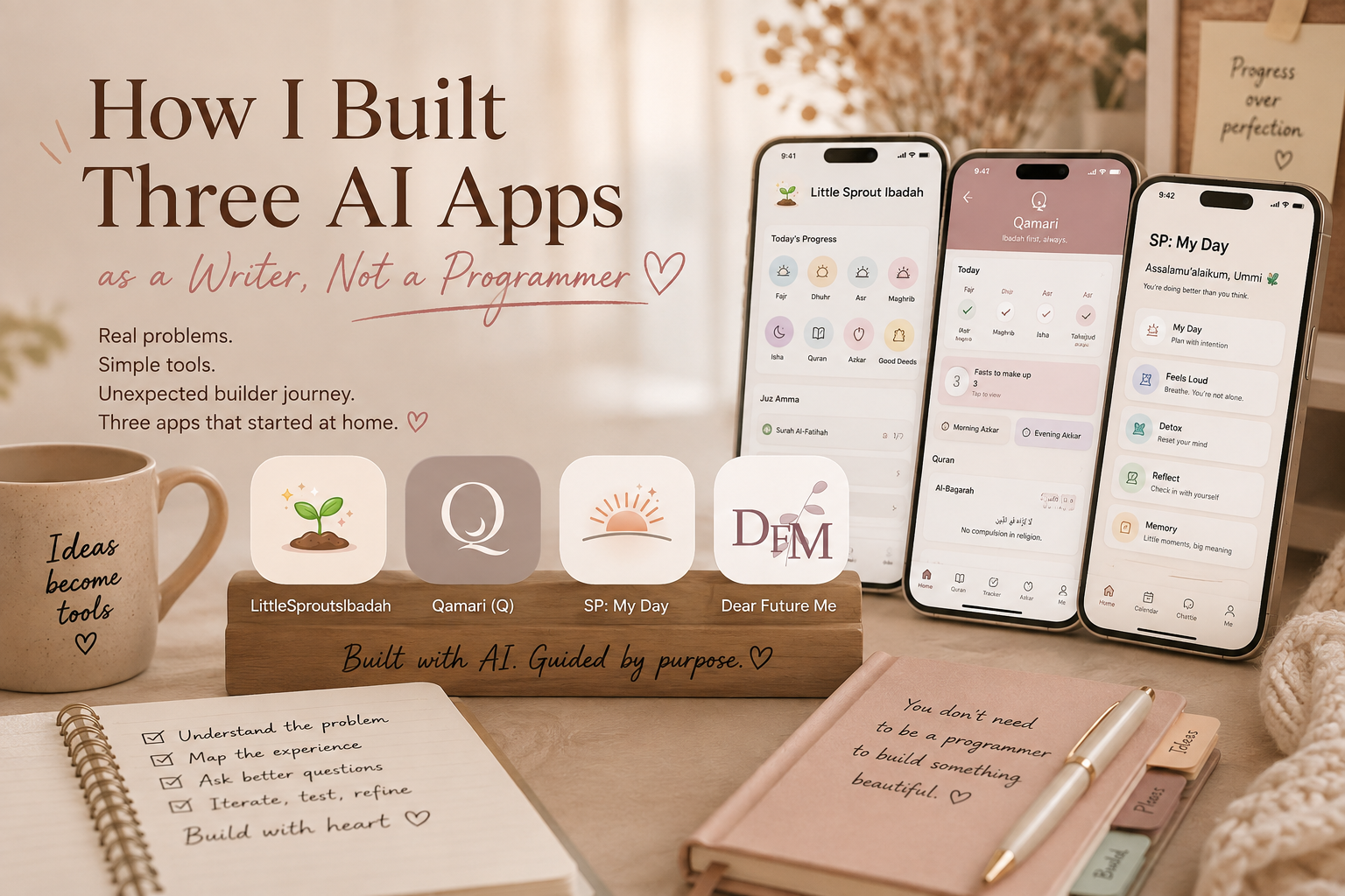How I Built Three AI Apps as a Writer, Not a Programmer